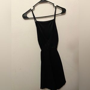 Open back mini dress